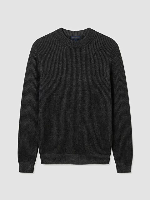 SOUTHBLUE Bisiklet Yaka Fitilli Erkek Kazak - W63819Z8-CVL