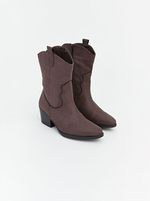 LCW STEPS Kalın Topuklu Kadın Kovboy Botu - W63897Z8-HSK