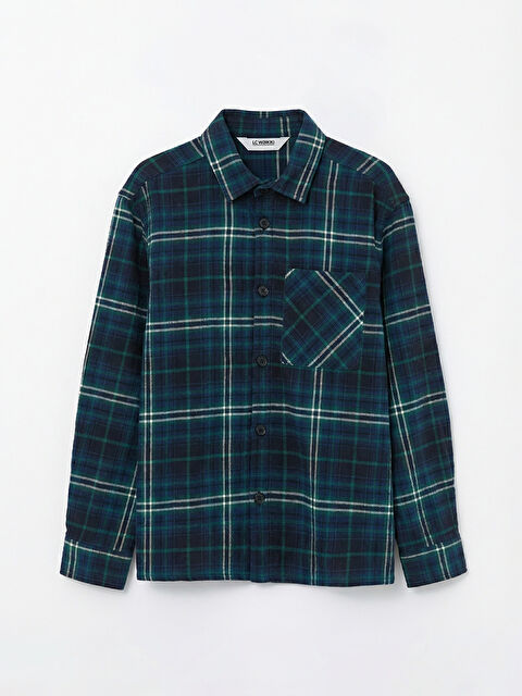 LCW Kids Ekose Erkek Çocuk Gömlek - W64417Z4-LM7