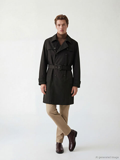 SOUTHBLUE Standart Kalıp Erkek Trençkot