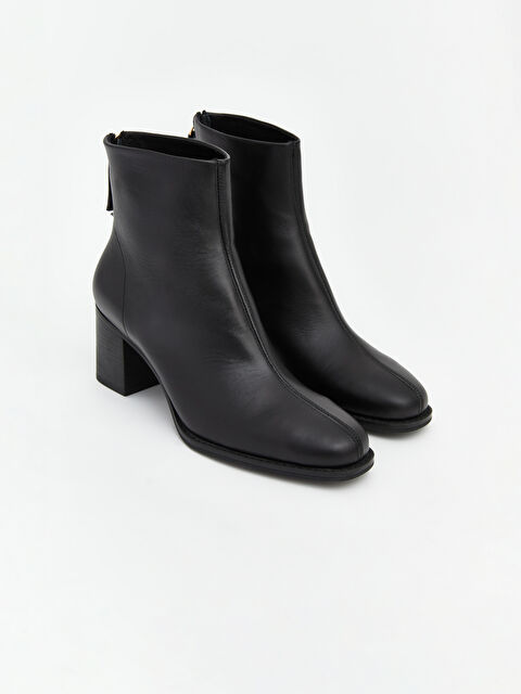 LCW STEPS Deri Görünümlü Kadın Topuklu Ayakkabı - W65293Z8-HUC