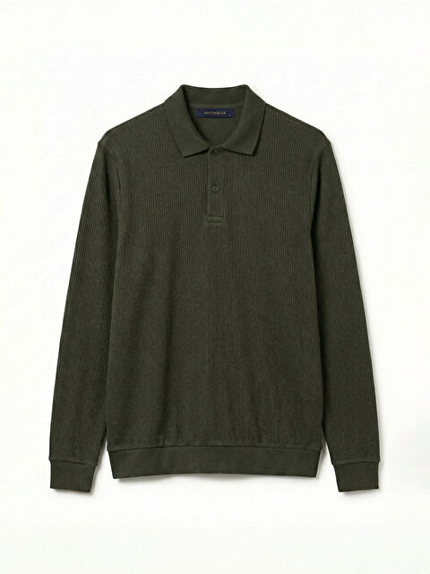 SOUTHBLUE Polo Yaka Erkek Sweatshirt - W66493Z8-J2L