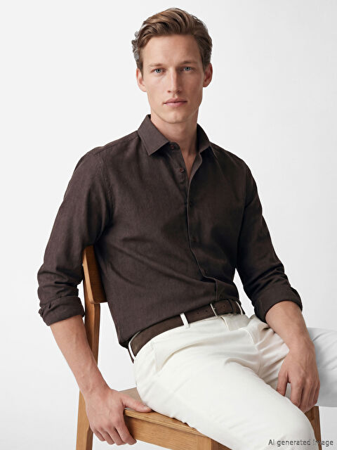 SOUTHBLUE Regular Fit Gabardin Erkek Gömlek