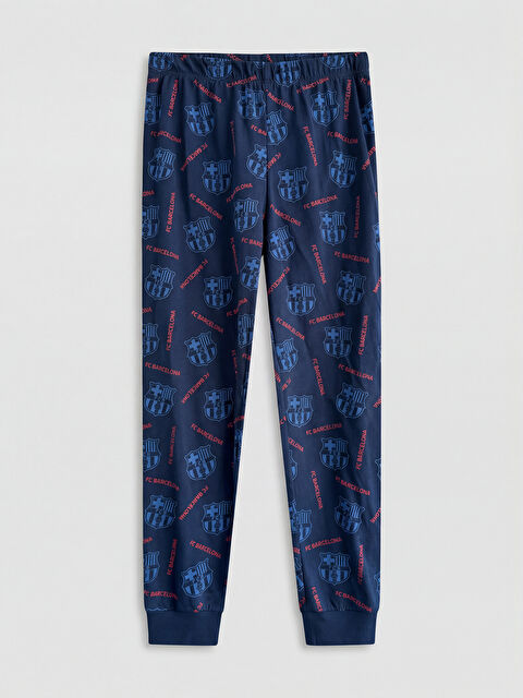 LCW Kids FC Barcelona Baskılı Erkek Çocuk Pijama Altı - W67228Z4-LSJ