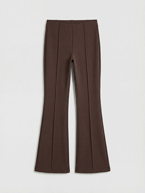 LCW Vision Pantalon Évasé Taille Haute Femme - W68104Z8-Z0Z