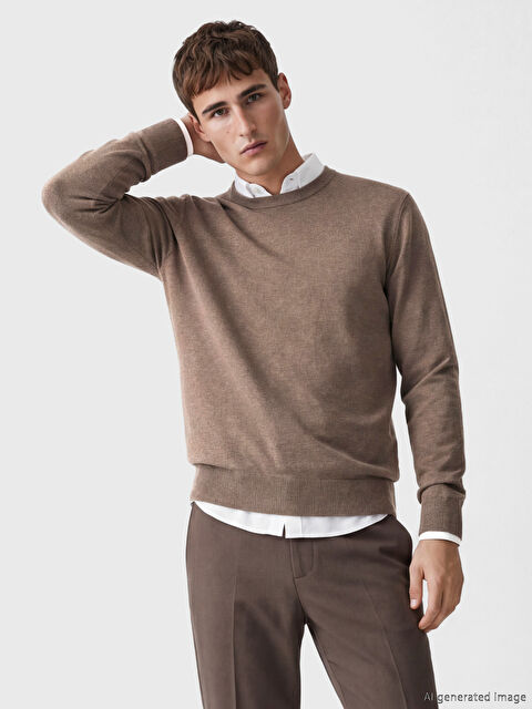 LCW Vision Bisiklet Yaka Erkek Triko Kazak - W68108Z8-4Z0