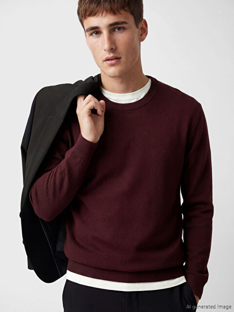 LCW Vision Bisiklet Yaka Erkek Triko Kazak - W68143Z8-J0S