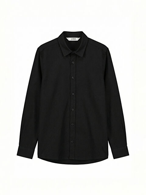 LCW Kids Uzun Kollu Erkek Çocuk Gabardin Gömlek - W69545Z4-RQL