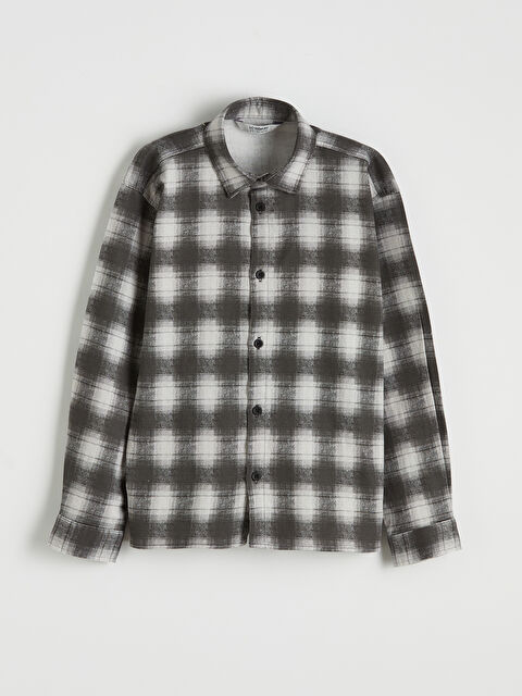 LCW Kids Uzun Kollu Ekose Erkek Çocuk Gömlek - W6AB38Z4-LQJ