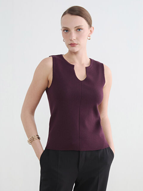 LCW EVERYDAY Kaçık Yaka Kadın Triko Kazak