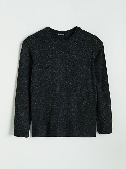 LCW EVERYDAY Bisiklet Yaka Simli Kadın Triko Kazak