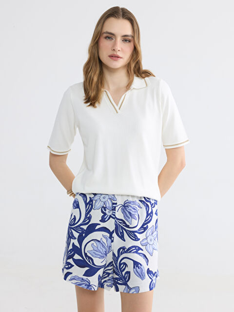 LCW EVERYDAY Polo Yaka Kadın Triko Kazak