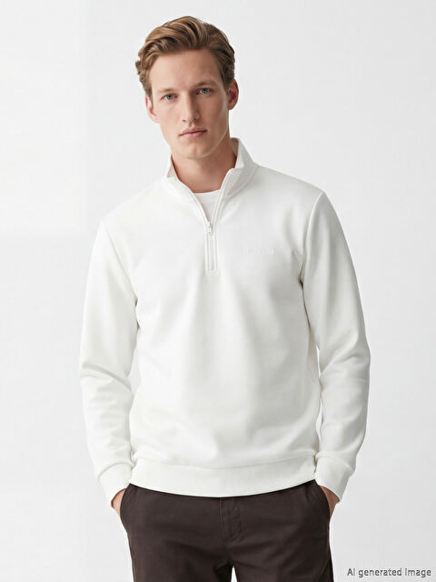SOUTHBLUE  Dik Yaka Erkek Sweatshirt