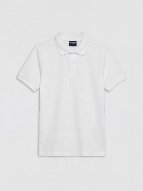 LCW Kids Polo Yaka Kız Çocuk Pike Tişört