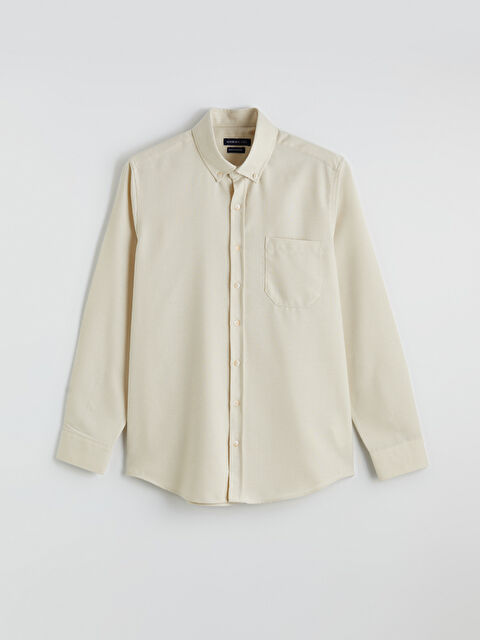 LCWAIKIKI Classic Regular Fit Gabardin Erkek Gömlek - W6BS14Z8-1D3