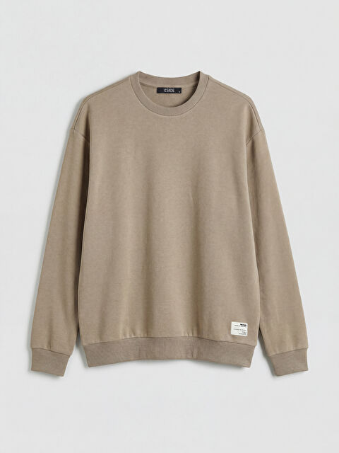 XSIDE Bisiklet Yaka Erkek Sweatshirt - W6BY45Z8-PSD