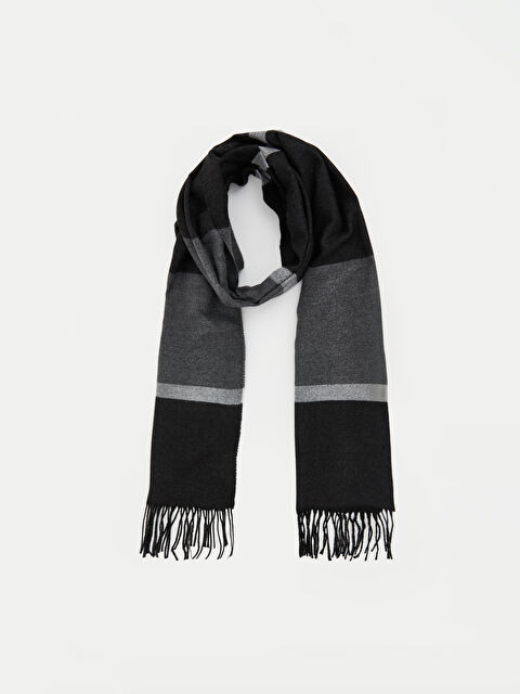 LCW ACCESSORIES Çizgi Desenli Erkek Atkı - W6F042Z8-LEG