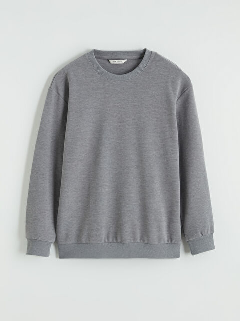 LCW Vision Bisiklet Yaka Erkek Sweatshirt - W6A089Z8-GQ0