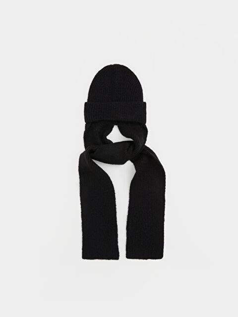 LCW ACCESSORIES Kadın Triko Bere ve Atkı Takımı - W6A234Z8-HUC