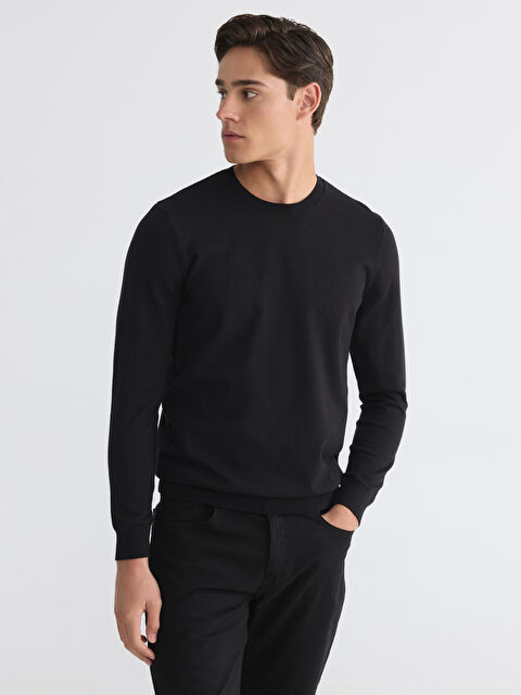 LCWAIKIKI Classic Bisiklet Yaka Erkek Triko Kazak