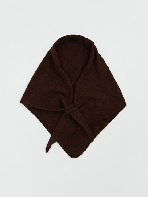 LCW ACCESSORIES Kadın Triko Üçgen Atkı - W6B322Z8-HML