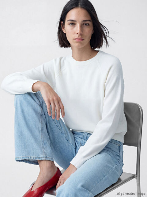 LCW Vision Bisiklet Yaka Kadın Triko Kazak - W6A646Z8-FDU