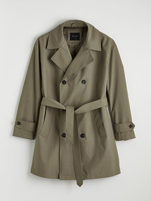 LCW Vision Standart Kalıp Erkek Trençkot - W6D762Z8-2G8