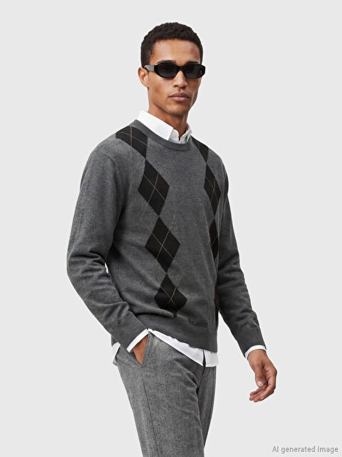 LCW Vision Bisiklet Yaka Erkek Triko Kazak - W6G727Z8-L8N