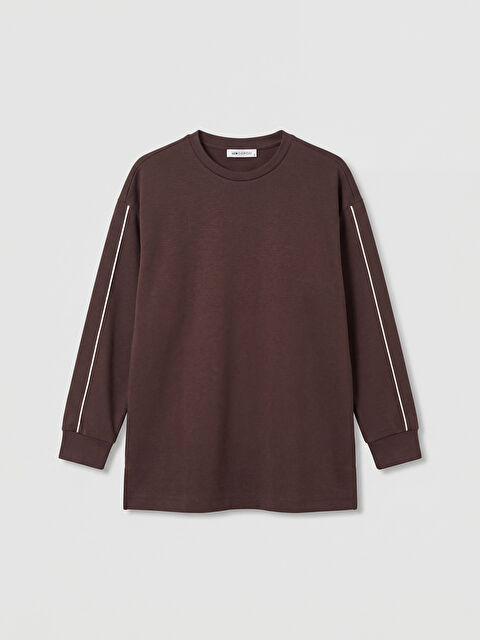 LCW EVERYDAY Soft Touch Oversize Kadın Sweatshirt - W6G965Z8-HSK