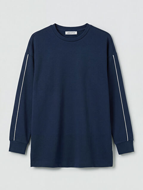 LCW EVERYDAY Soft Touch Oversize Kadın Sweatshirt - W6G965Z8-K7T