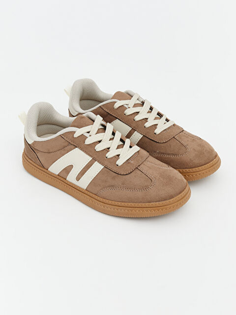 LCW STEPS Süet Görünümlü Kız Çocuk Spor Ayakkabı - W6H254Z4-R1M