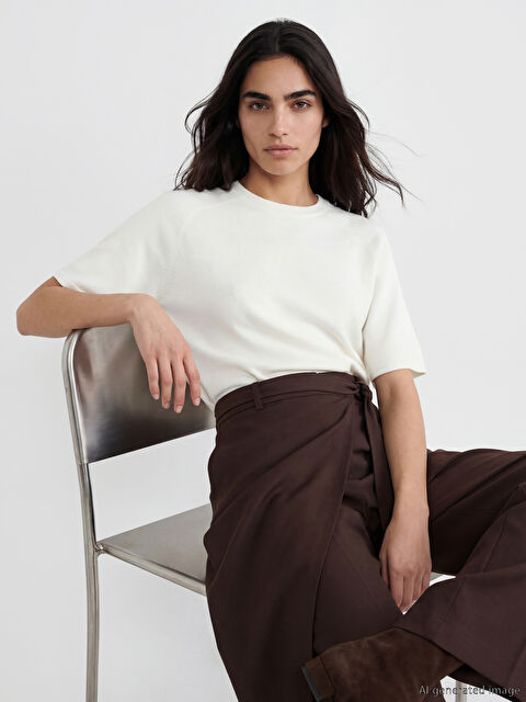 LCW Vision Bisiklet Yaka Kadın Triko Kazak