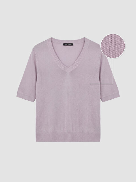 LCW Vision V Yaka Kadın Triko Kazak