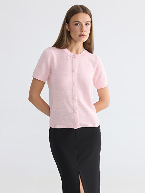 LCW EVERYDAY Bisiklet Yaka Kadın Triko Hırka