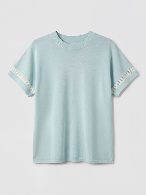 LCWAIKIKI Classic Bisiklet Yaka Ajurlu Kadın Triko Kazak