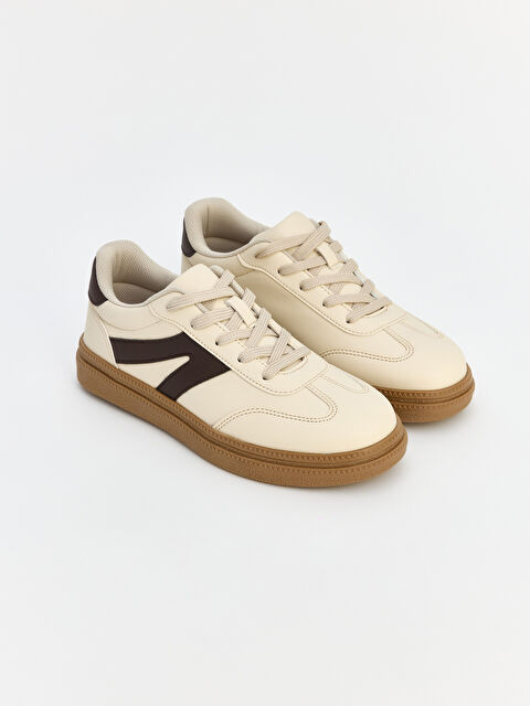 LCW STEPS Deri Görünümlü Kadın Spor Ayakkabı