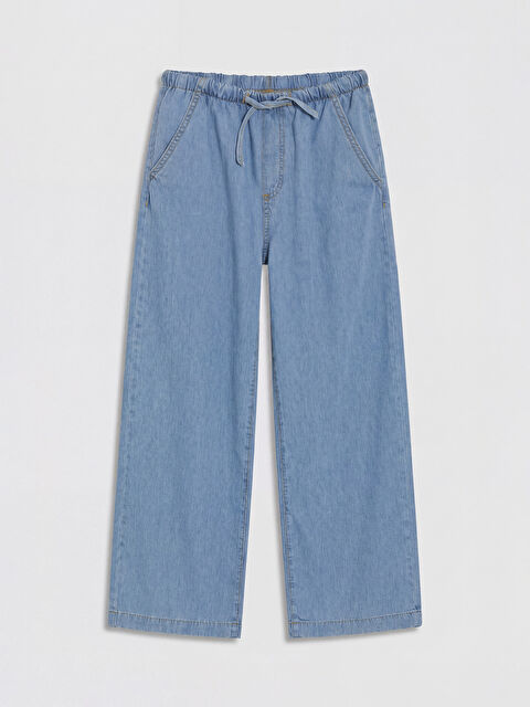 LCW Kids Wideleg Kız Çocuk Jean Pantolon