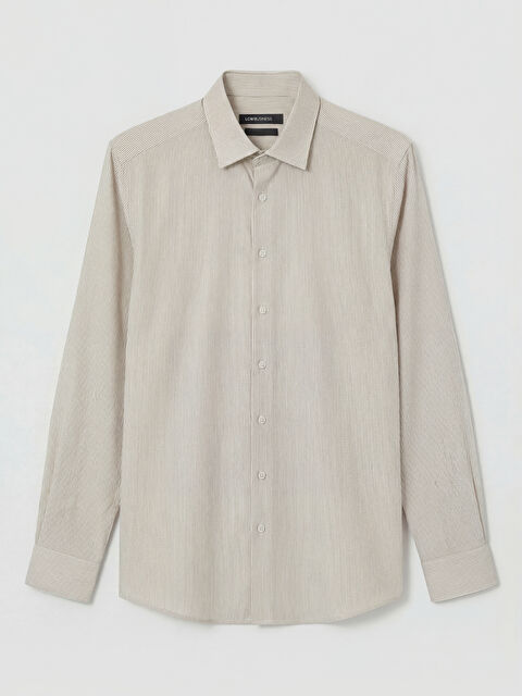 LCW BUSINESS Slim Fit Çizgili Erkek Gömlek