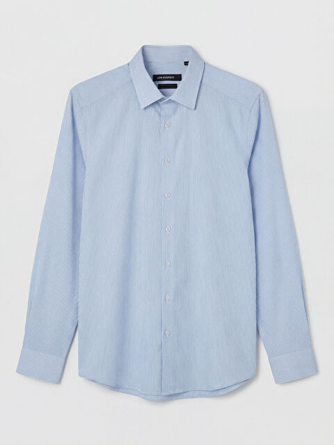 LCW BUSINESS Slim Fit Çizgili Erkek Gömlek