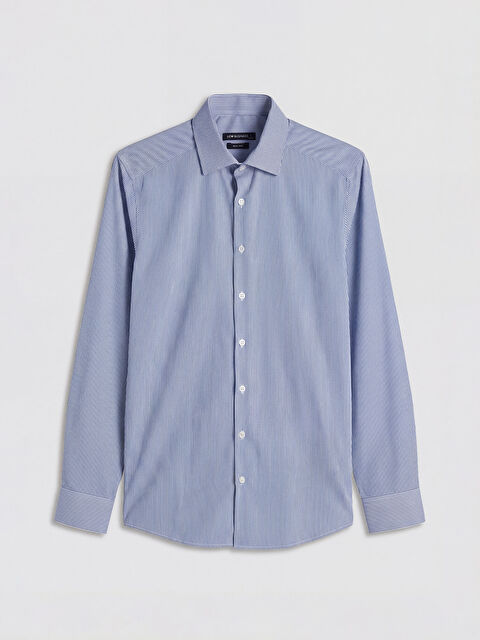 LCW BUSINESS Slim Fit Çizgili Erkek Gömlek