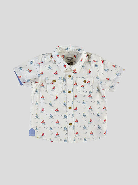 LCW baby Cămașă ALBASTRU Unisex - 6Y3747Z1-679