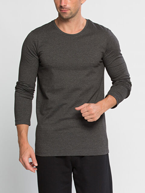 LC WAIKIKI Мъж Антрацит потник  - 6K0040Z8-ECQ