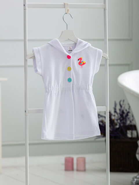 LCW baby Peignoir de bain à capuche manches courtes pour bébé fille - 0SJ735Z1-E5X