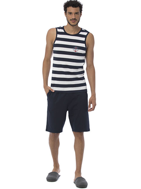 LC WAIKIKI Ensemble de pyjama MARINE Homme