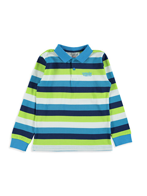 LCW Kids Унисекс Зелено Тениска - 7Y0231Z4-635