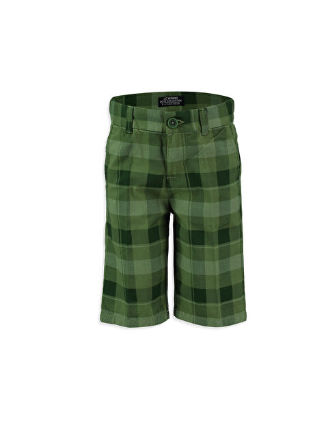 LCW Kids Унисекс Зелено Къси панталонки-шорти - 7Y3935Z4-736