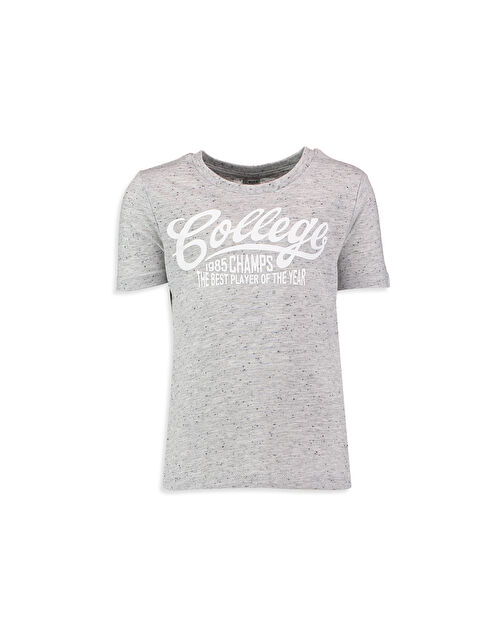 LCW Kids Унисекс Черно Тениска - 7YC394Z4-381