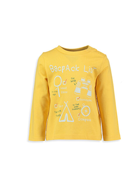 LCW baby Унисекс Жълто Тениска - 7Y2041Z1-G1Z