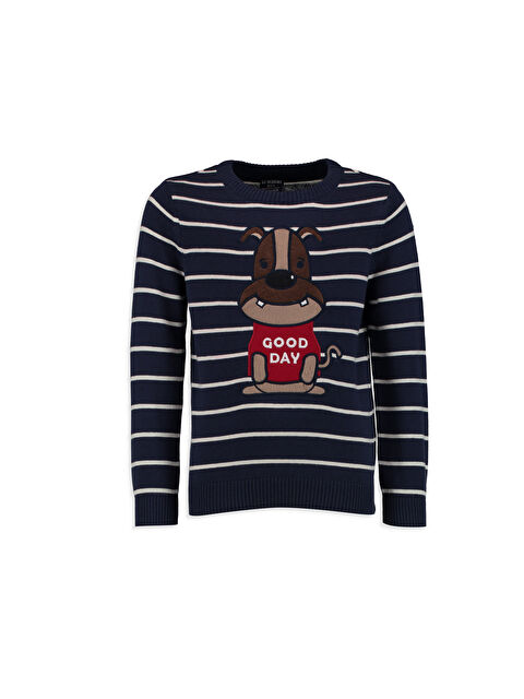 LCW Kids Момче Бяло Пуловер  - 7K3228Z4-031