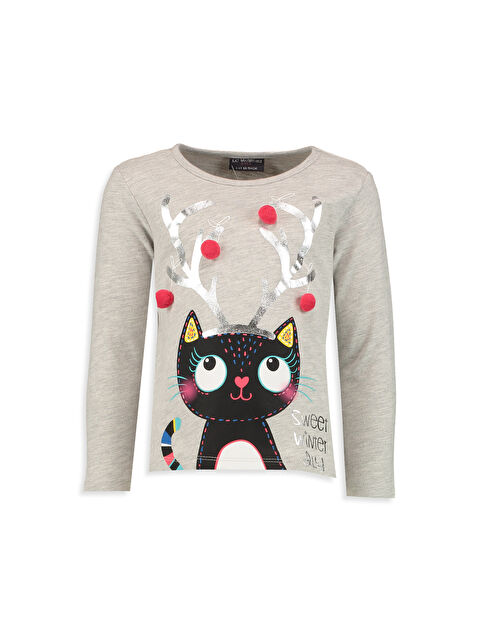 LCW Kids Girl PINK T-Shirt - 7KG676Z4-355